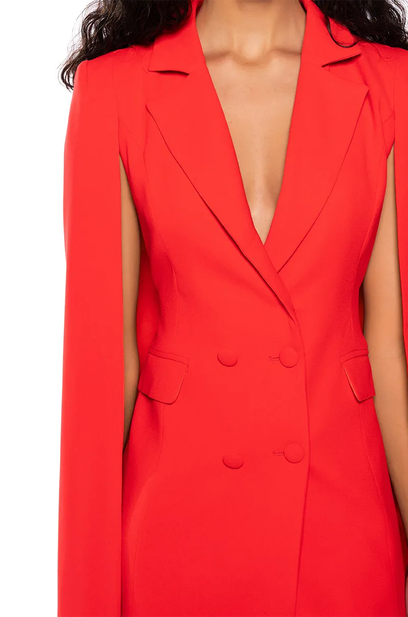 A LA MODE MINI BLAZER DRESS