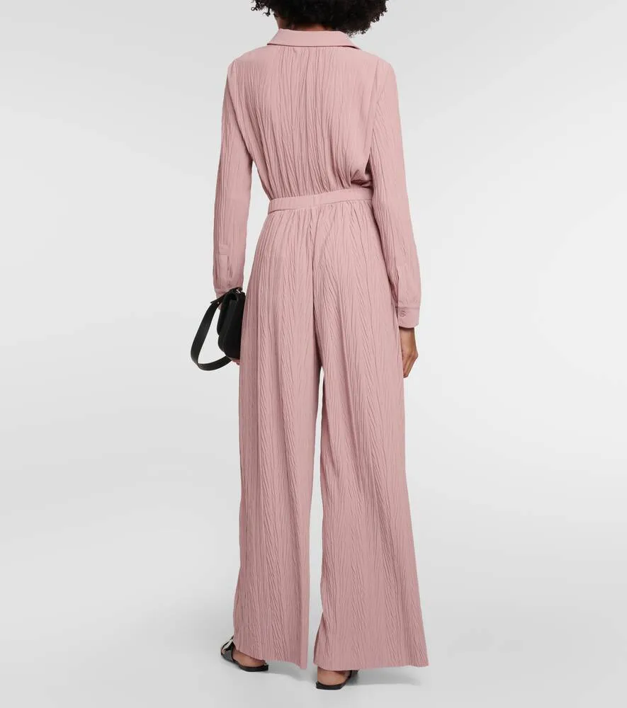 Alfonsa wide-leg trousers in MAX MARA jersey, pink