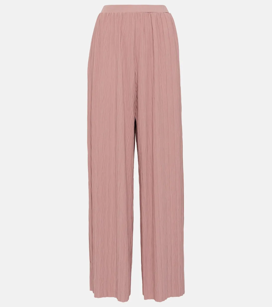 Alfonsa wide-leg trousers in MAX MARA jersey, pink