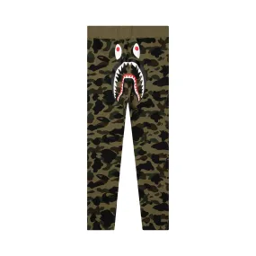 BAPE 1st Camo Wide Leg Sweatpants, Green