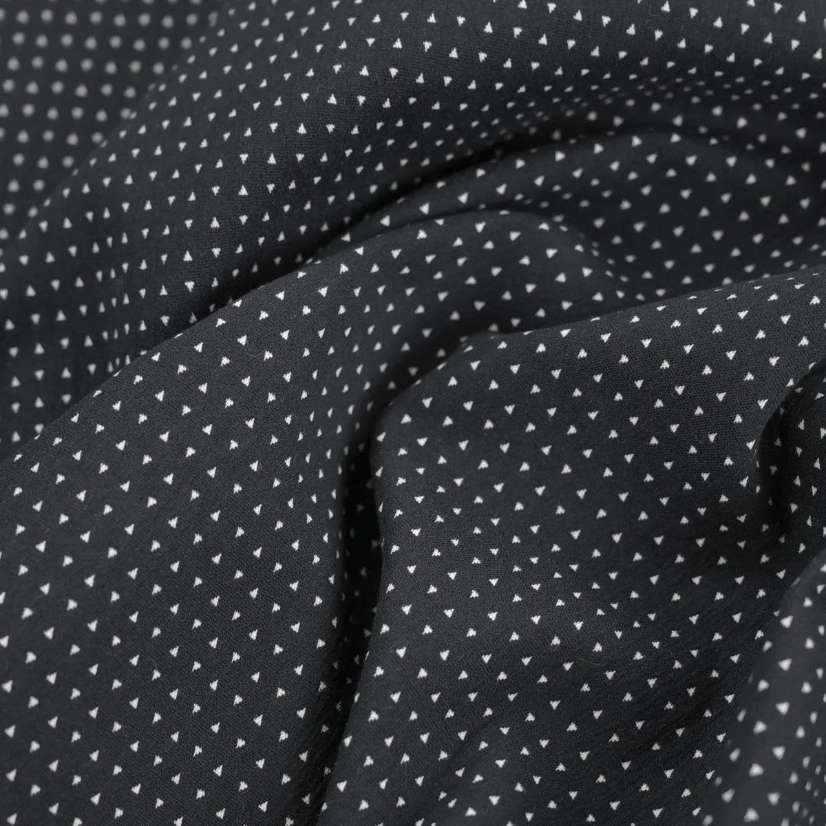 Black Geometric Jacquard Fabric 2162