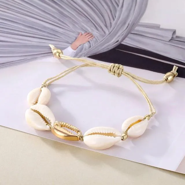 Bohemian Shells Anklet For Women Delicate Shell Anklet Beach Anklet