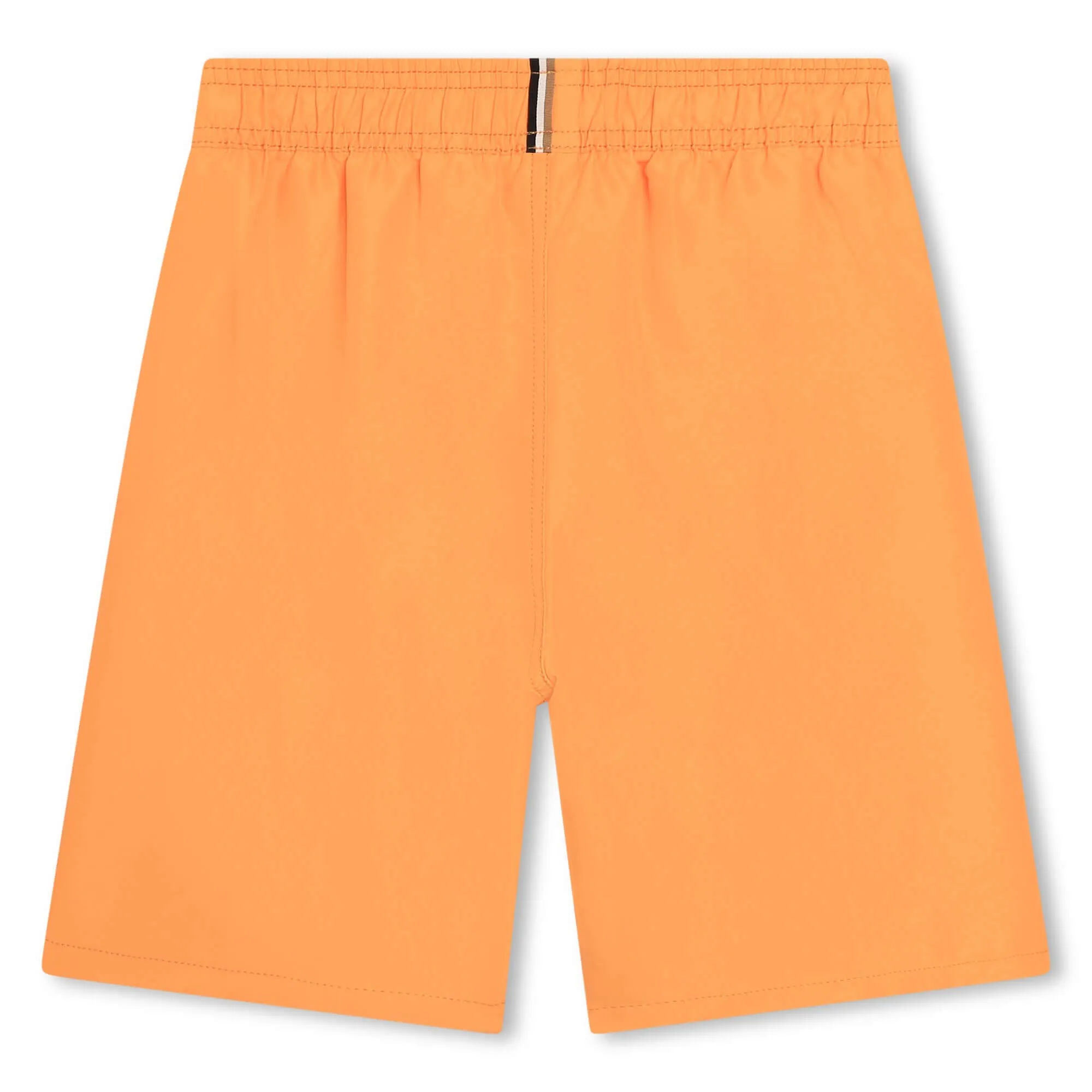 Boys Orange Logo Swimming Shorts