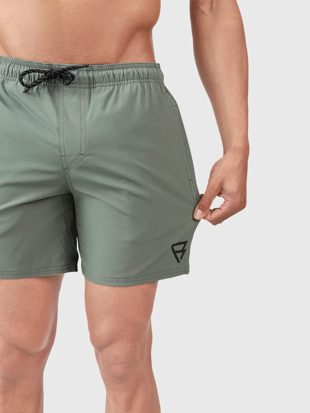 Bru-conic Men Swim Shorts | Green