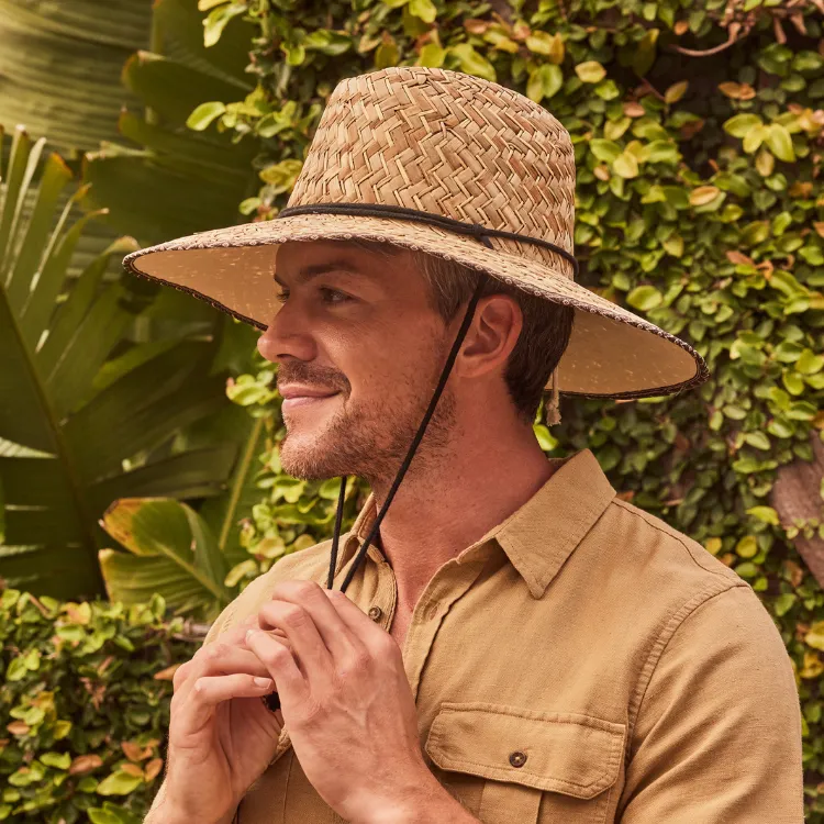 Cancer Council Straw Surf Hat - Natural