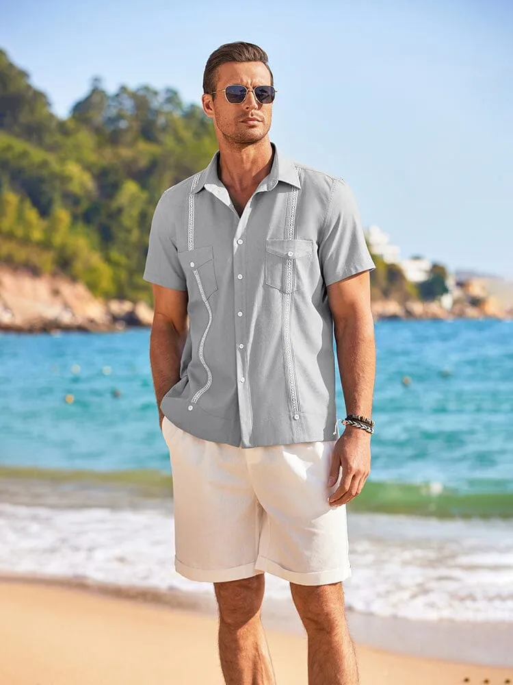 Casual Linen Cuban Shirts (US Only)