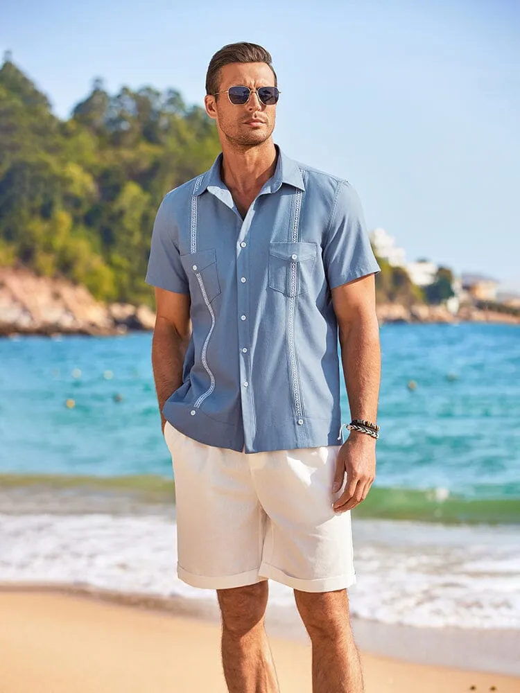 Casual Linen Cuban Shirts (US Only)