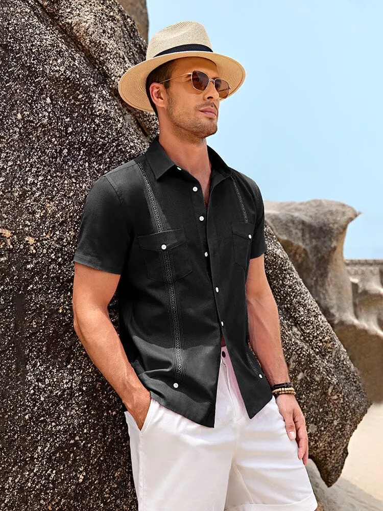 Casual Linen Cuban Shirts (US Only)