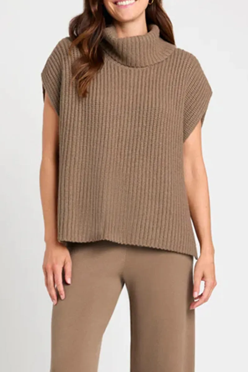 Casual Solid Color Turtleneck Sweaters(3 Colors)