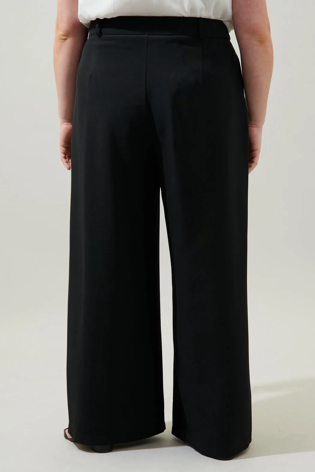 Chelsea Belted Wide Leg Trousers Curve