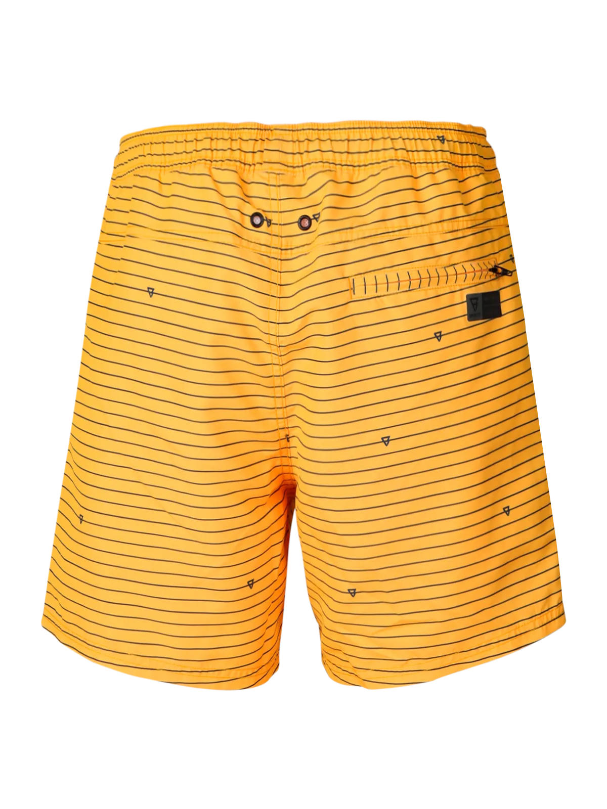 CrunECO-Stripe Men Swim Shorts | Orange