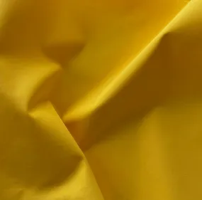 Designer Cadmium Yellow Cotton Poplin (Made in Italy)