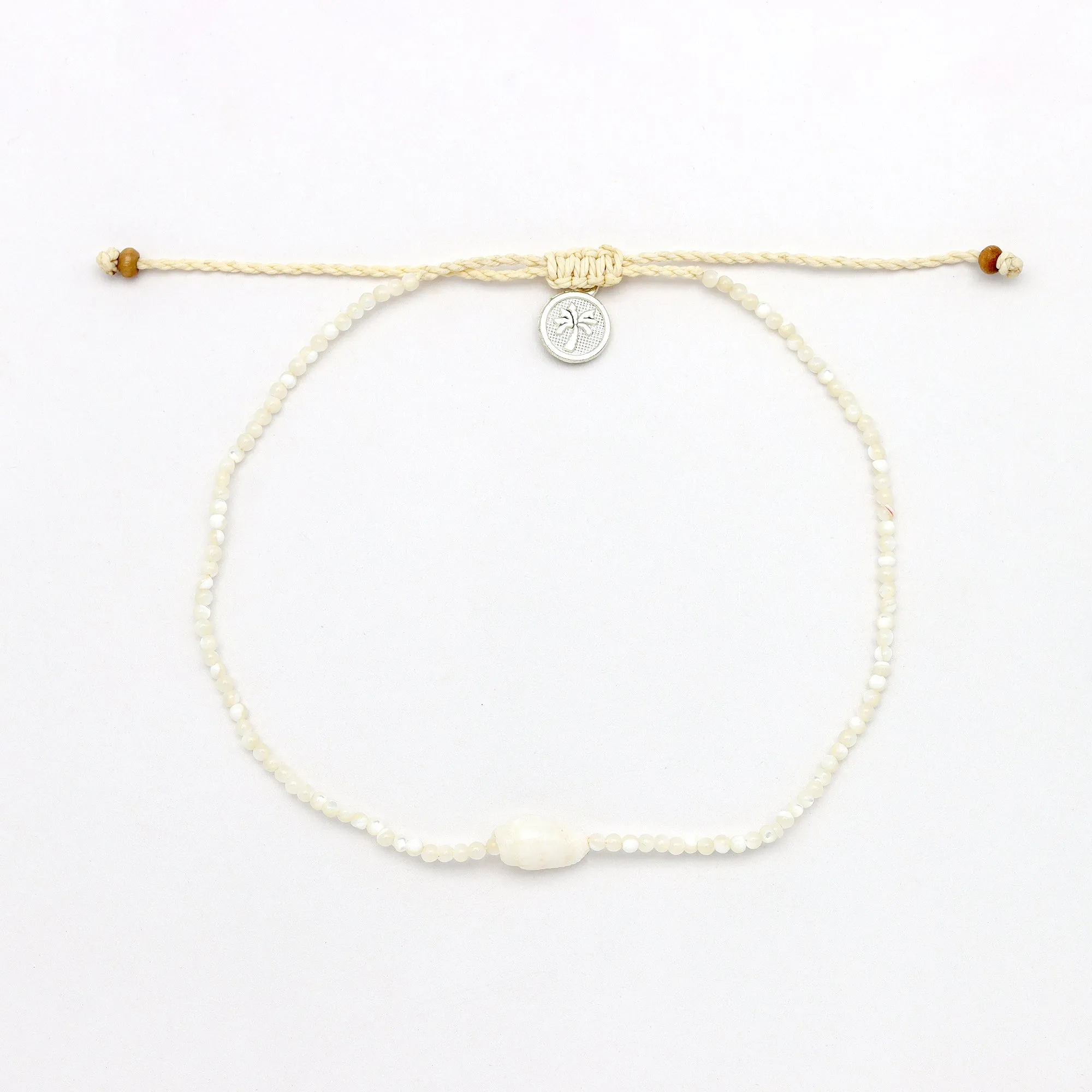 Giada Melati Shell Beaded Anklet