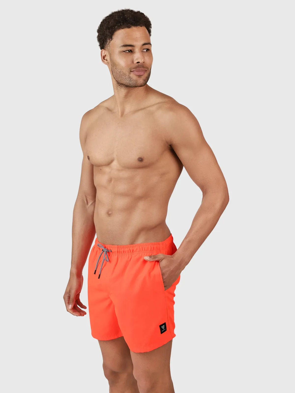 Hester Men Swimshort | Neon Orange