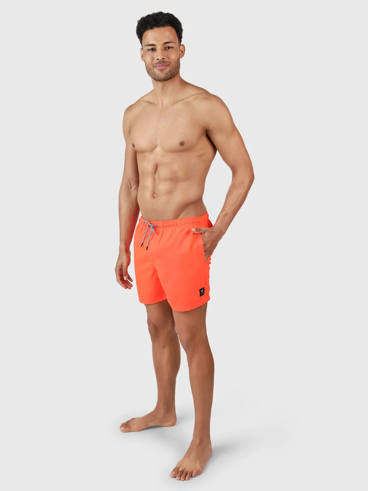 Hester Men Swimshort | Neon Orange