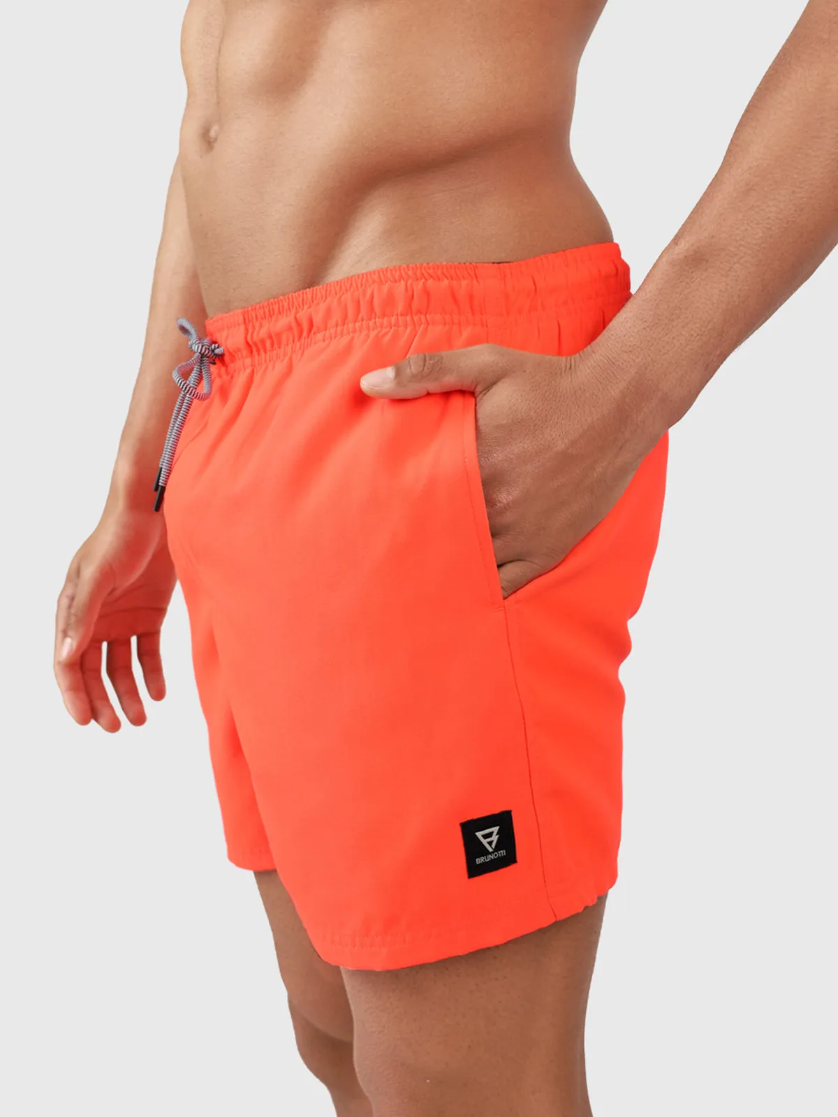 Hester Men Swimshort | Neon Orange