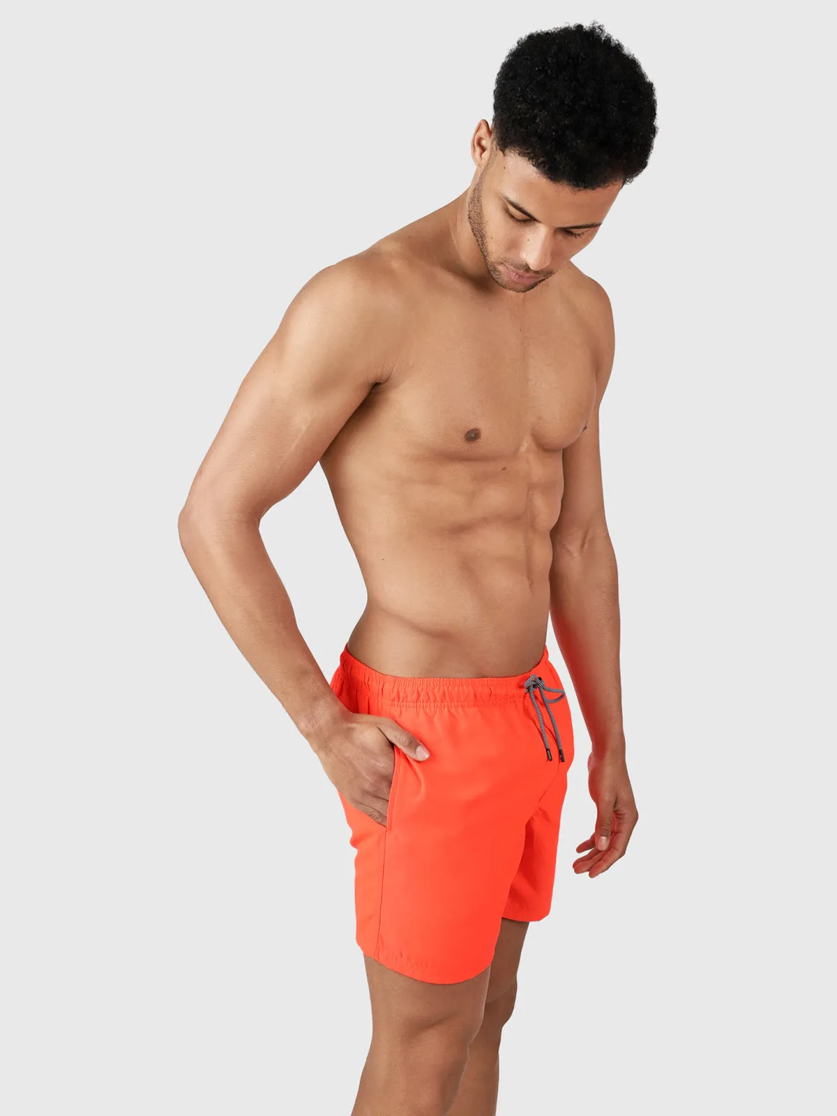 Hester Men Swimshort | Neon Orange