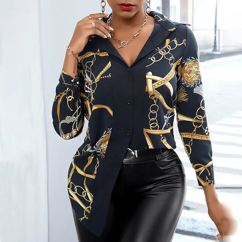 Julia Fashion - Women Fashion Shirt Lady Long Sleeve Blouses