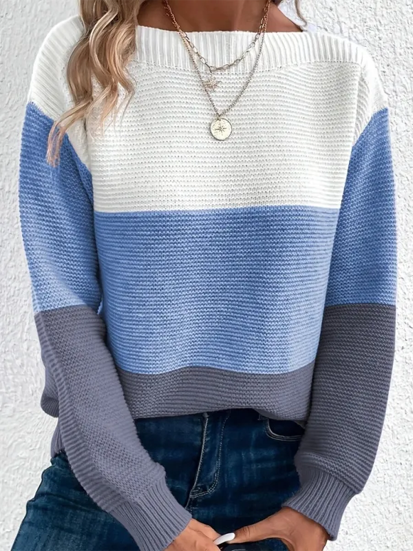 Loose crew neck sweater