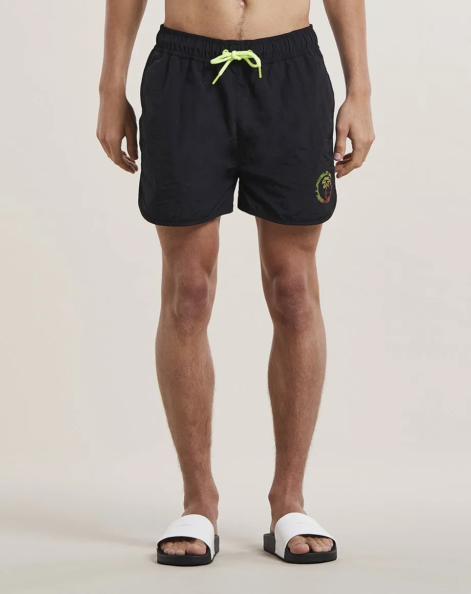 MALTA MENS SWIM SHORTS | BLACK