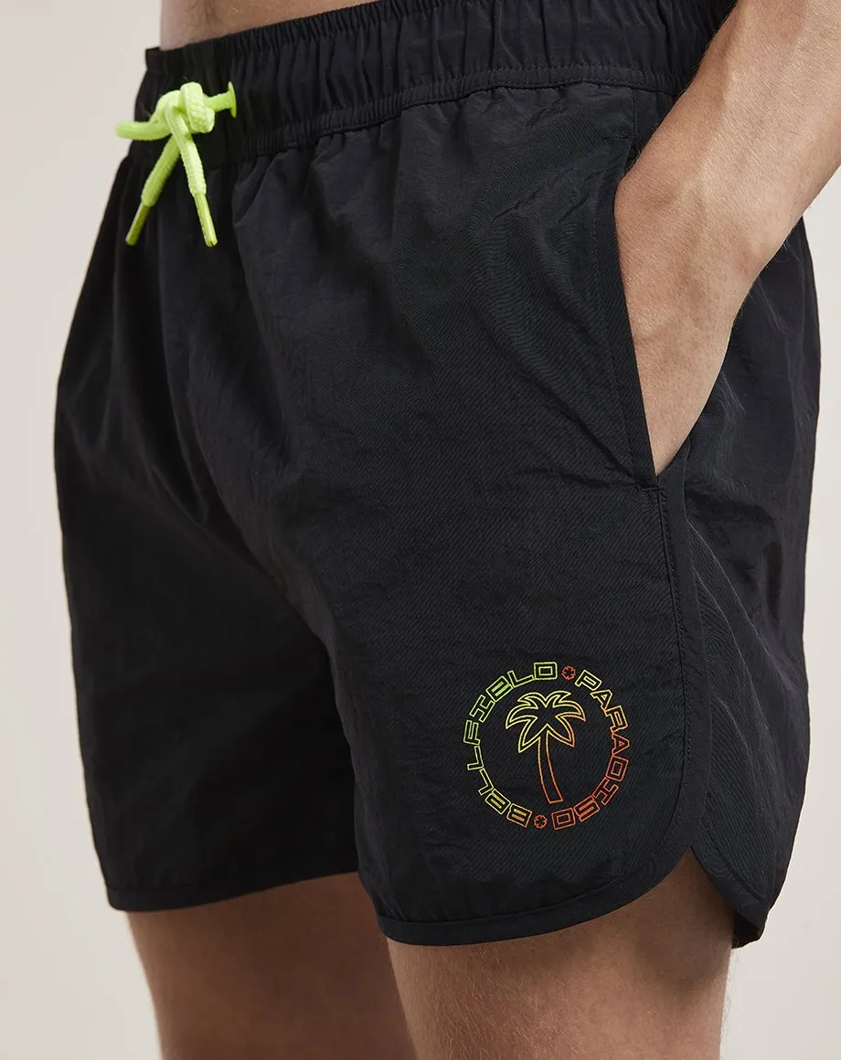 MALTA MENS SWIM SHORTS | BLACK