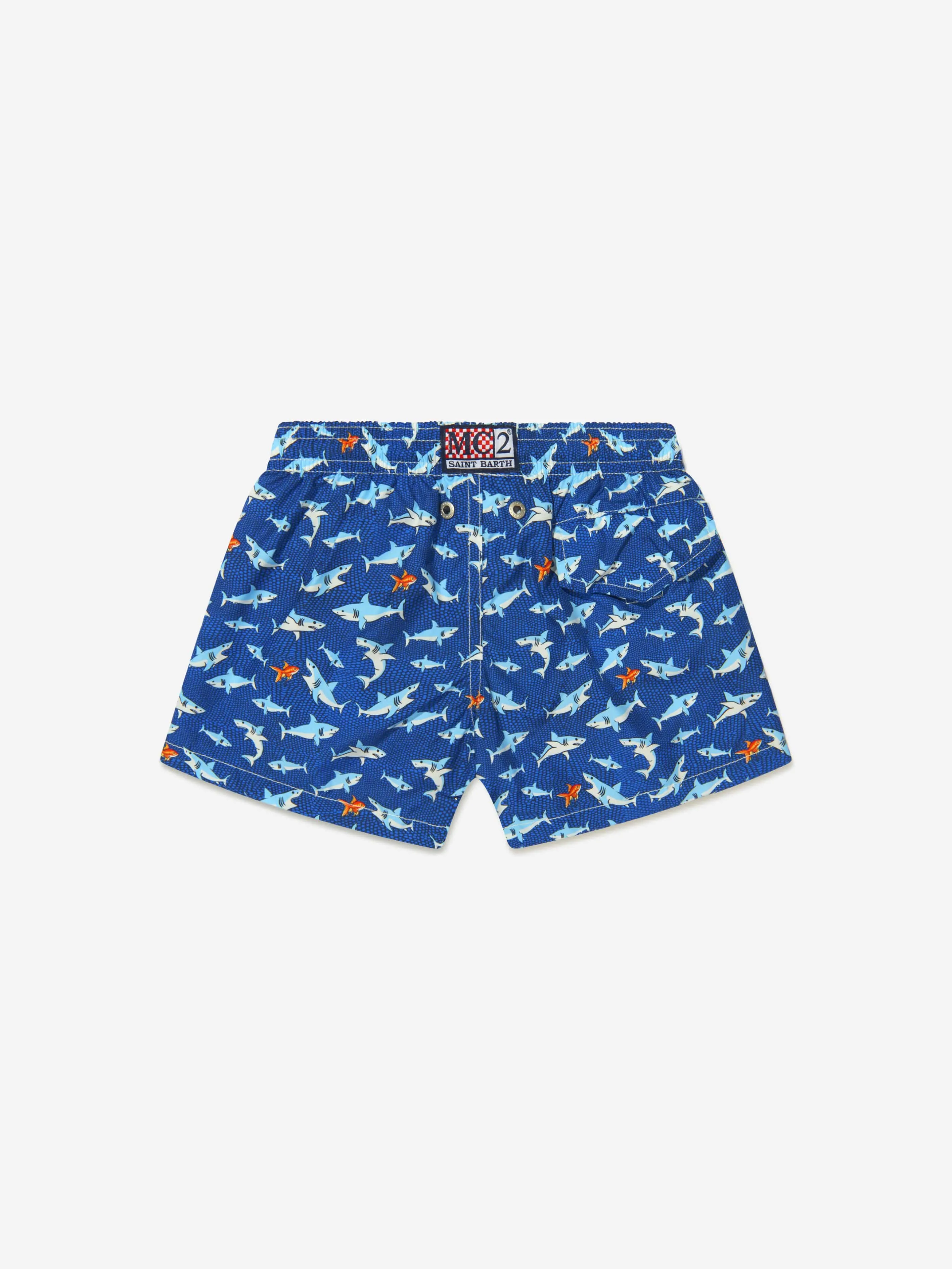 MC2 Saint Barth Boys Sharky Sea Ultralight Swim Shorts