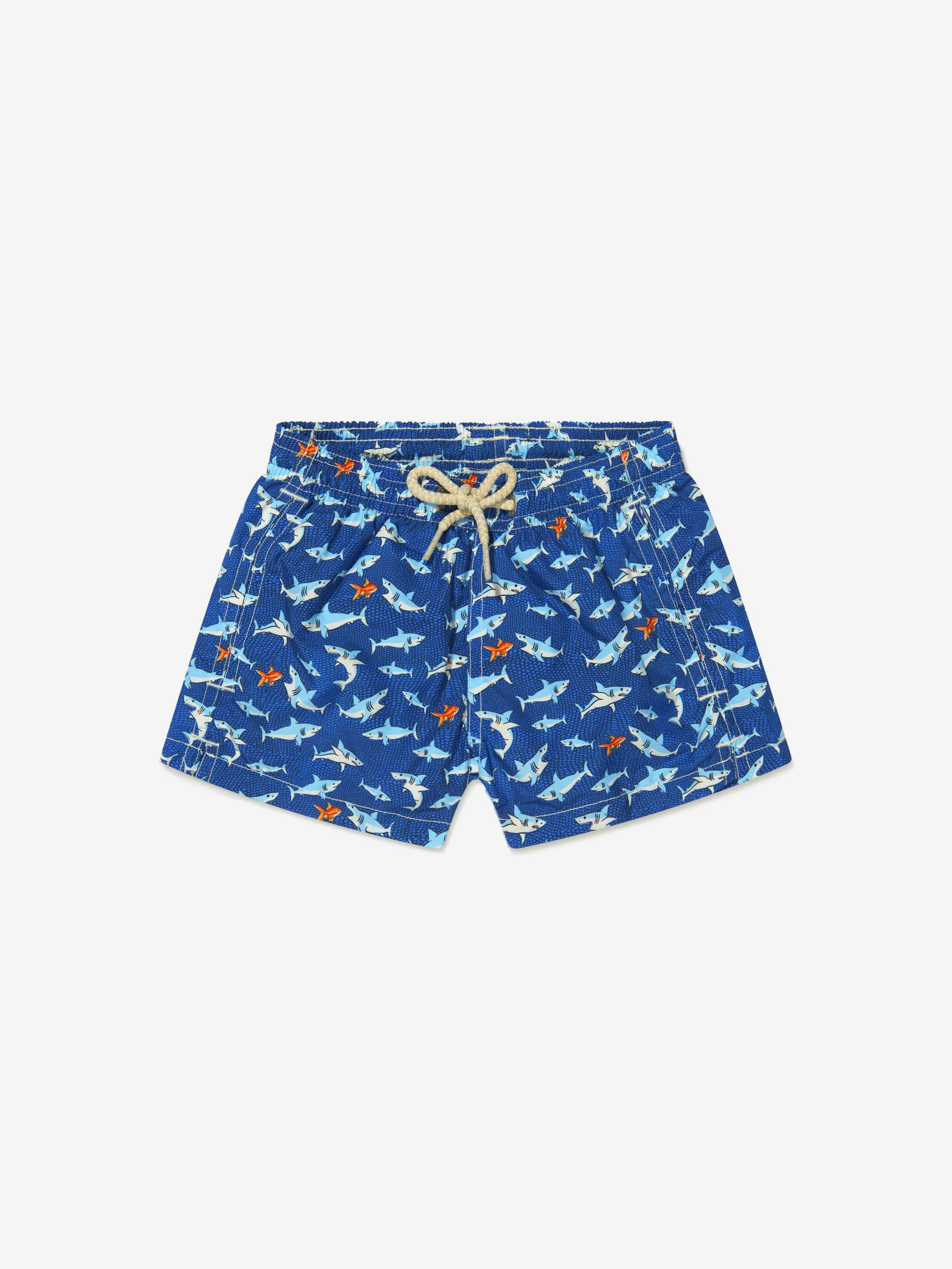 MC2 Saint Barth Boys Sharky Sea Ultralight Swim Shorts