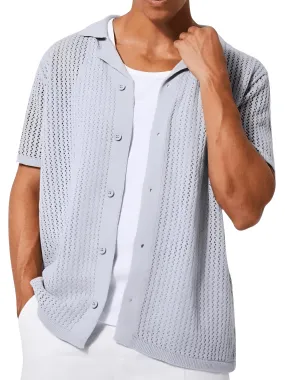 Men's Short Sleeve Beach Shirt