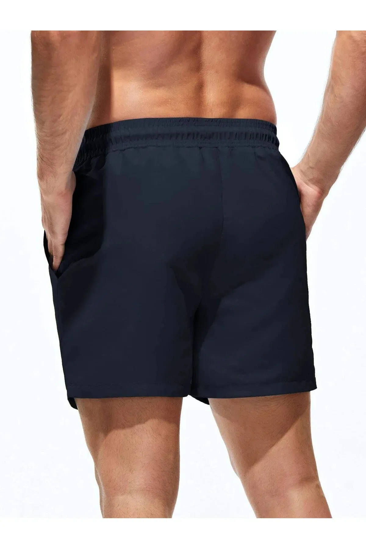 Meyasu Men's Printed Basic Swim Shorts