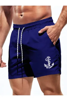 Meyasu Men's Printed Basic Swim Shorts