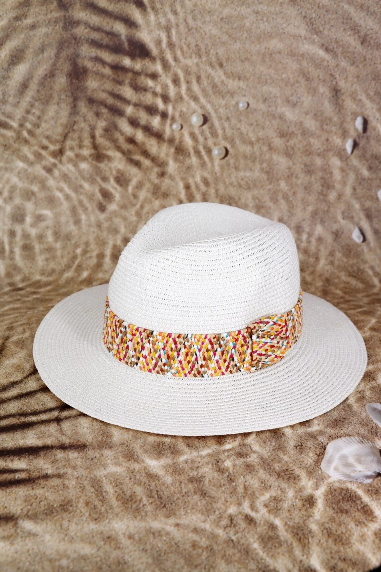 MH0146 Judy Multi Color Band Straw Hat