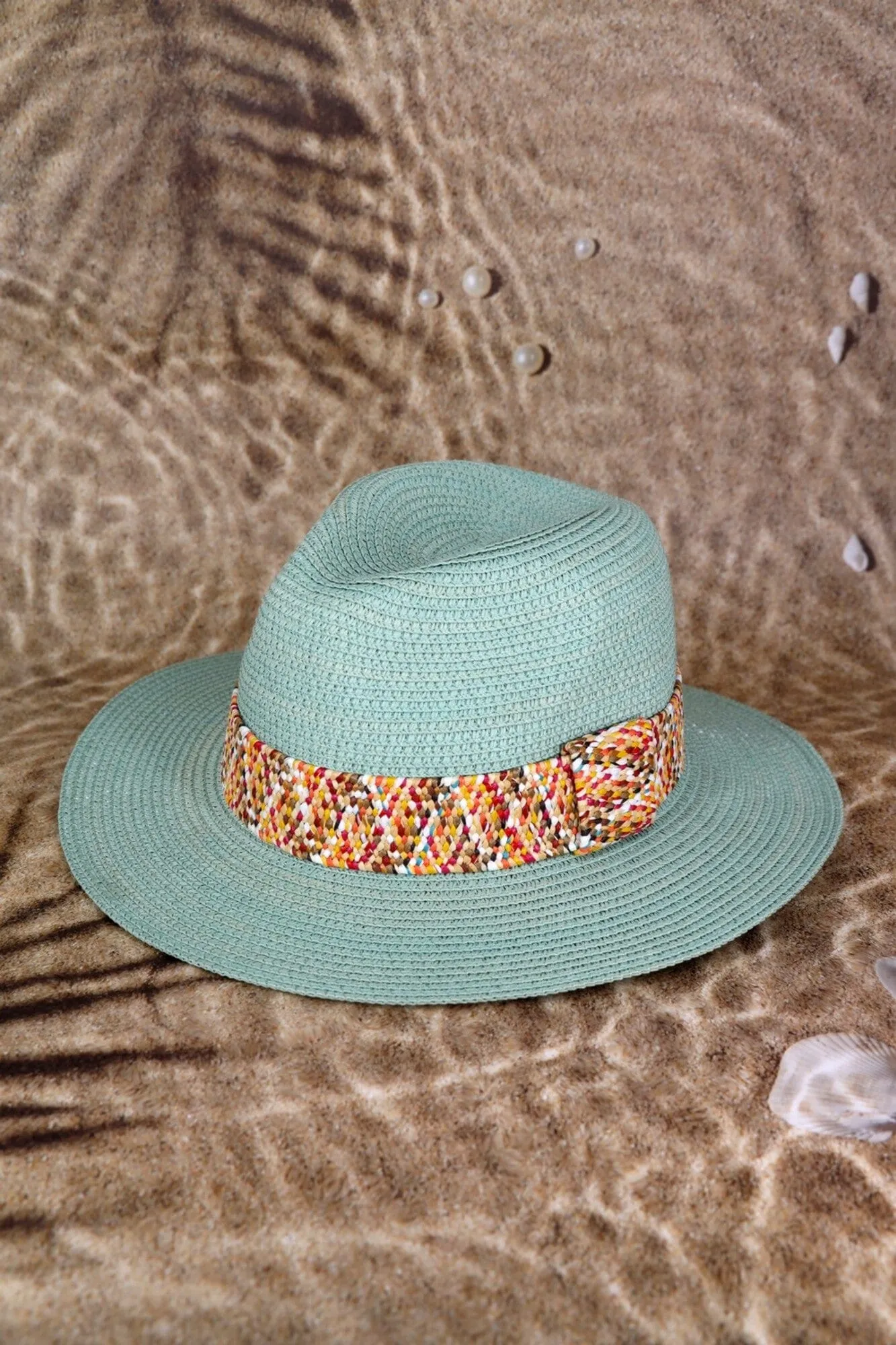 MH0146 Judy Multi Color Band Straw Hat