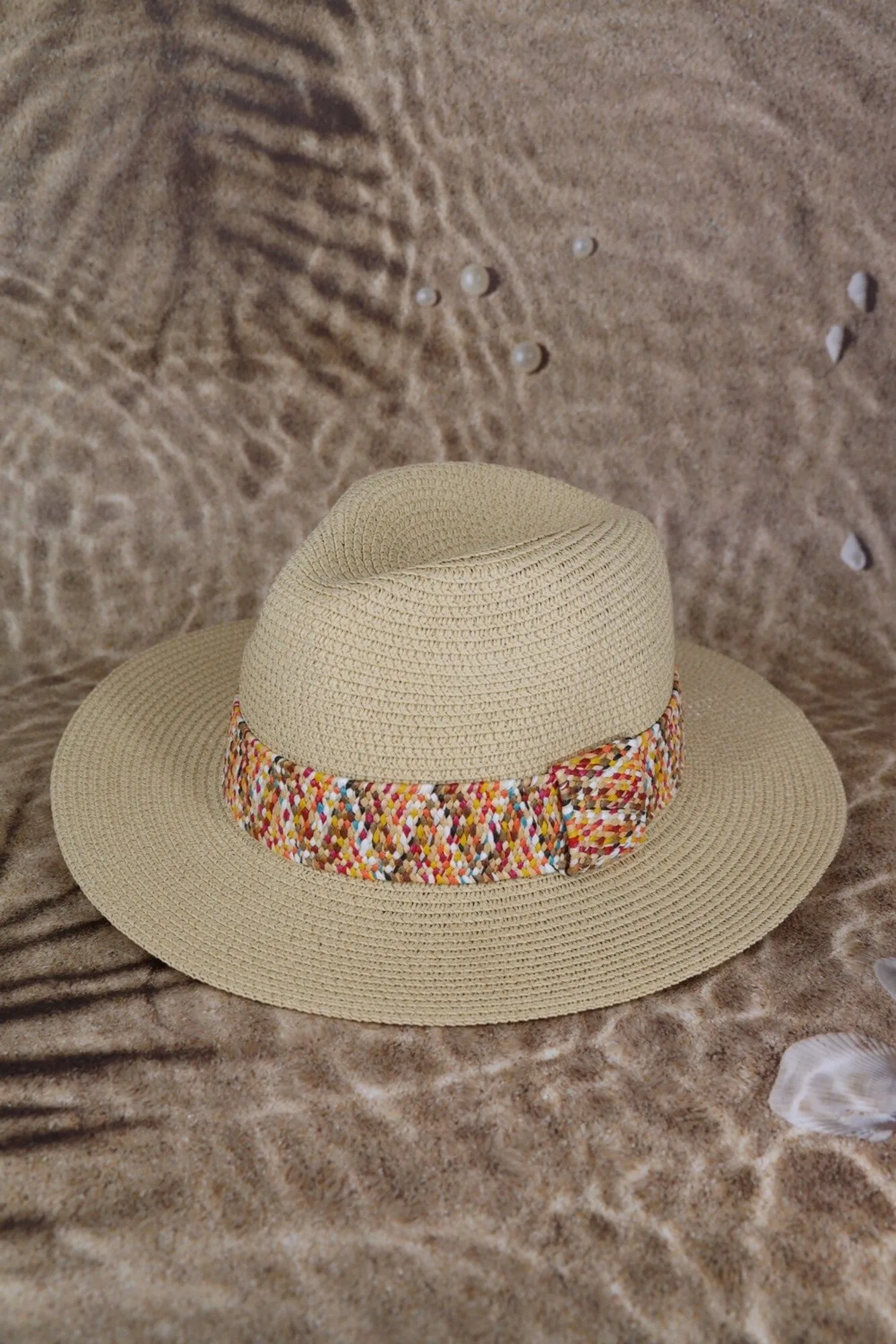 MH0146 Judy Multi Color Band Straw Hat