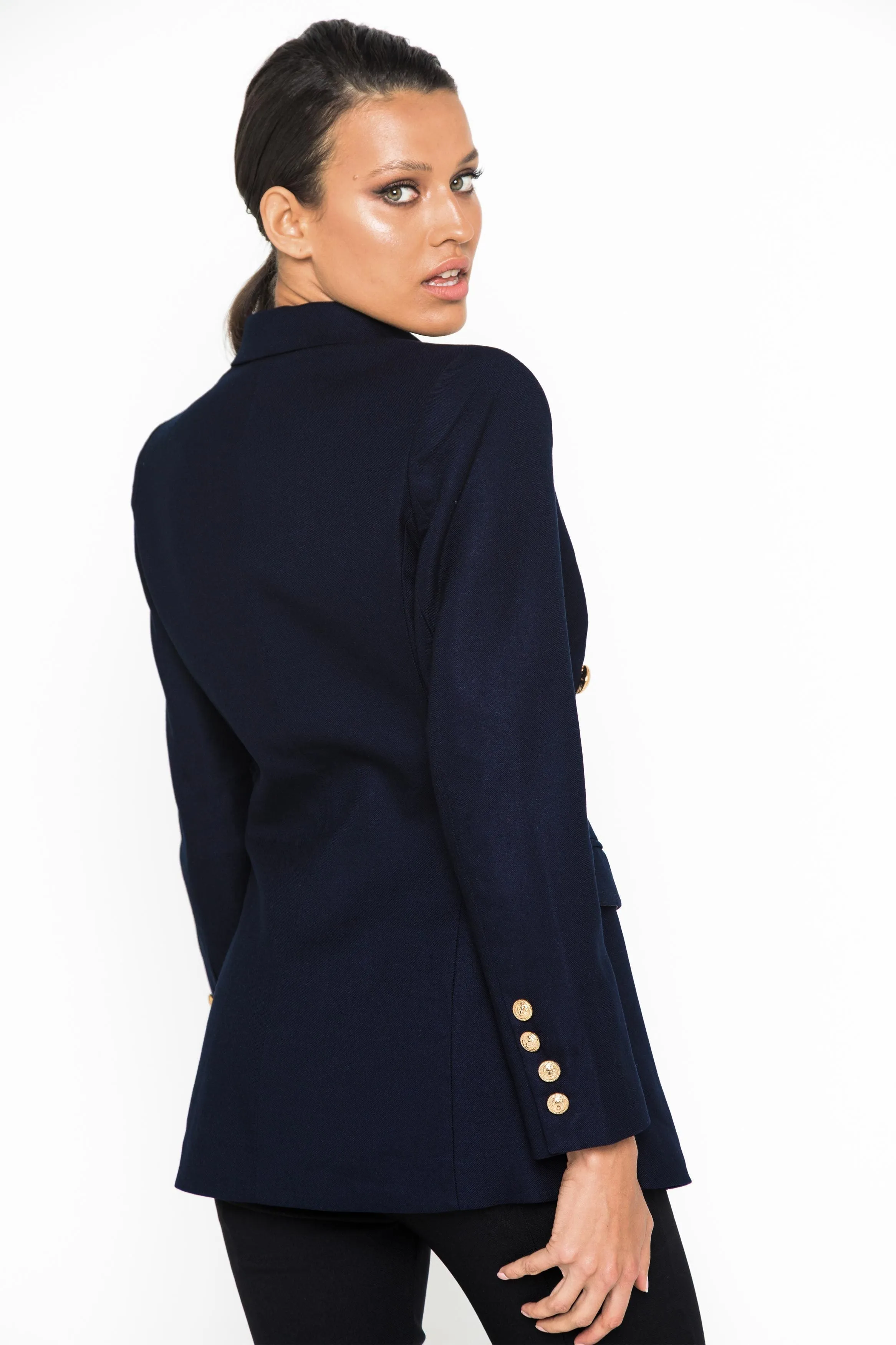 MOSSMAN - THE SIGNATURE BLAZER - NAVY