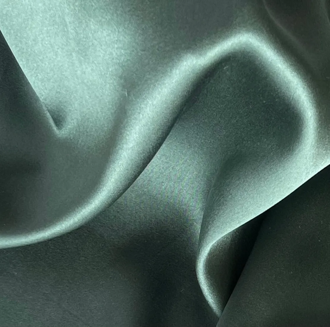 Piney Woods Stretch Silk Satin Charmeuse (Made in Italy)