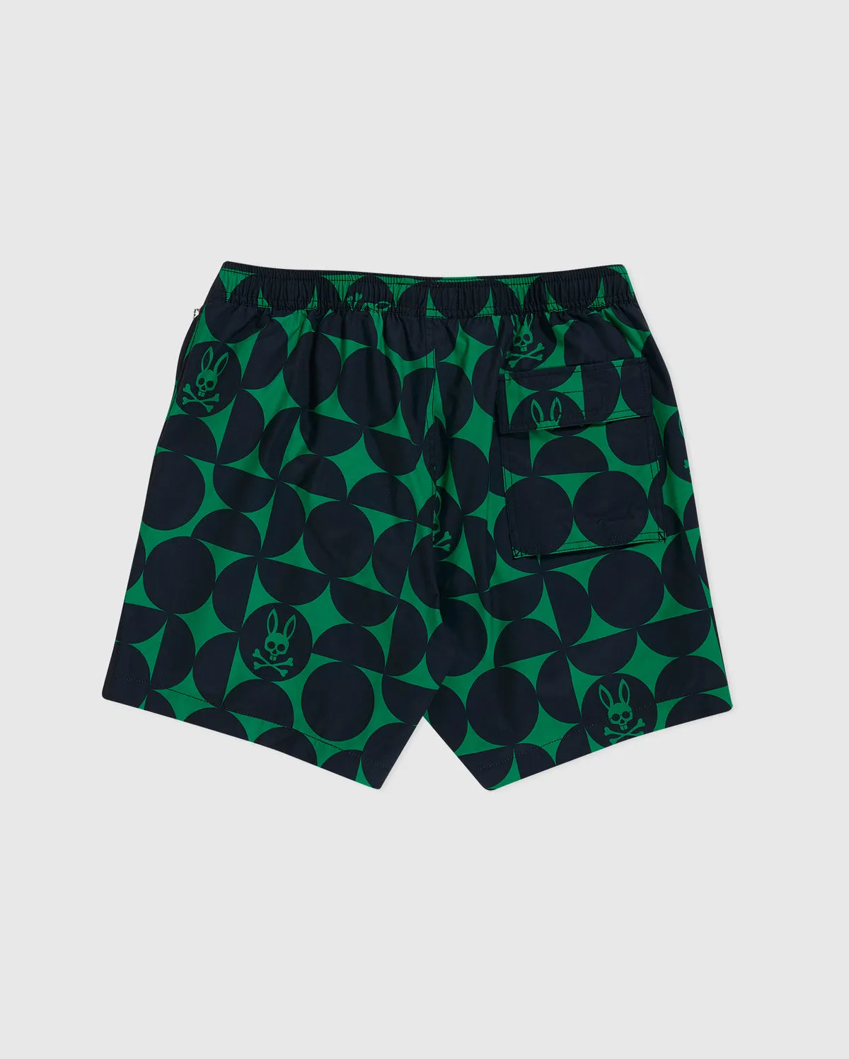 Psycho Bunny Mens Bennett Swim Trunks - Neon Jade