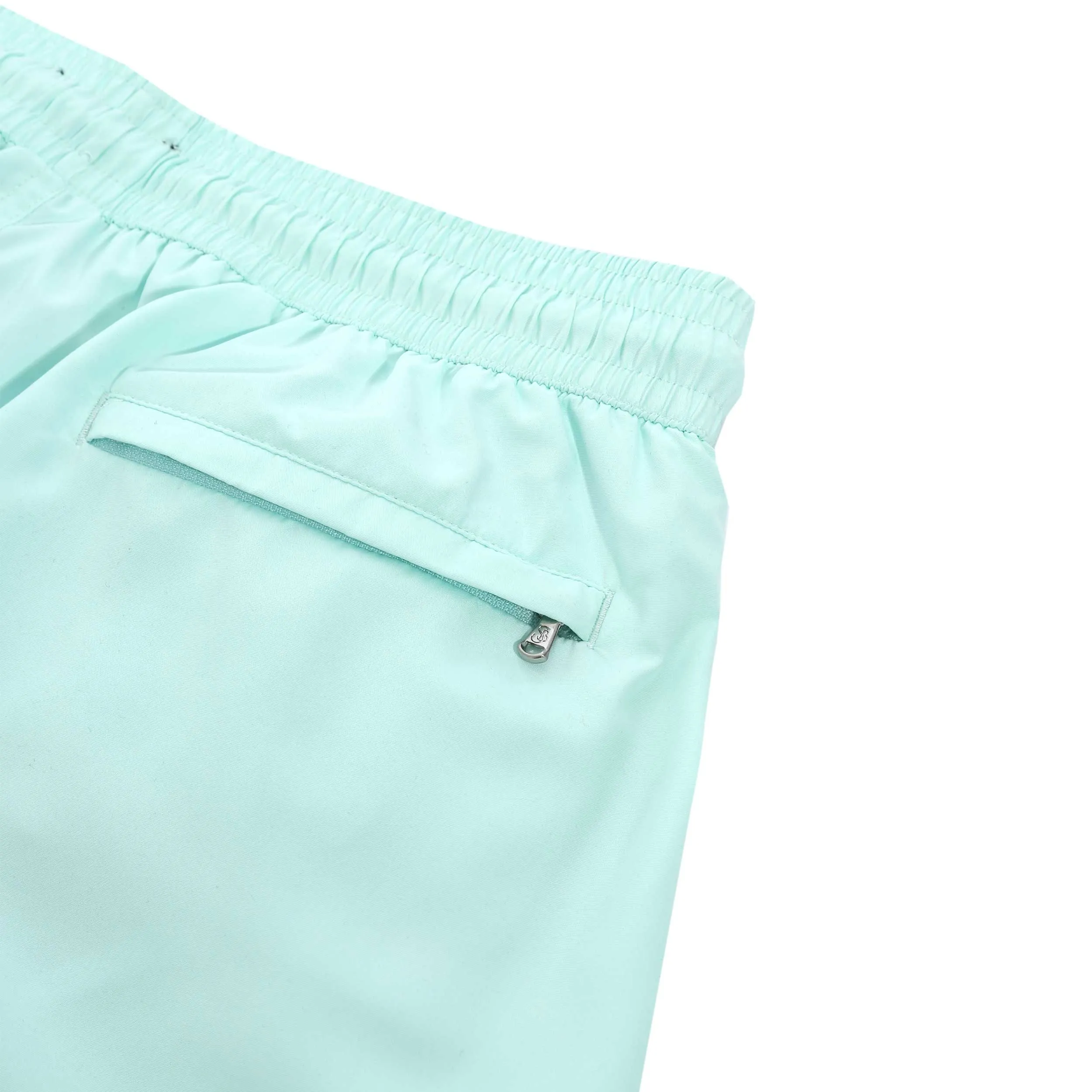 Sandbanks Badge Logo Swim Shorts in Mint