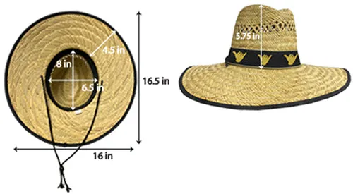 STRAW HAT: PINEAPPLE (MAUI)