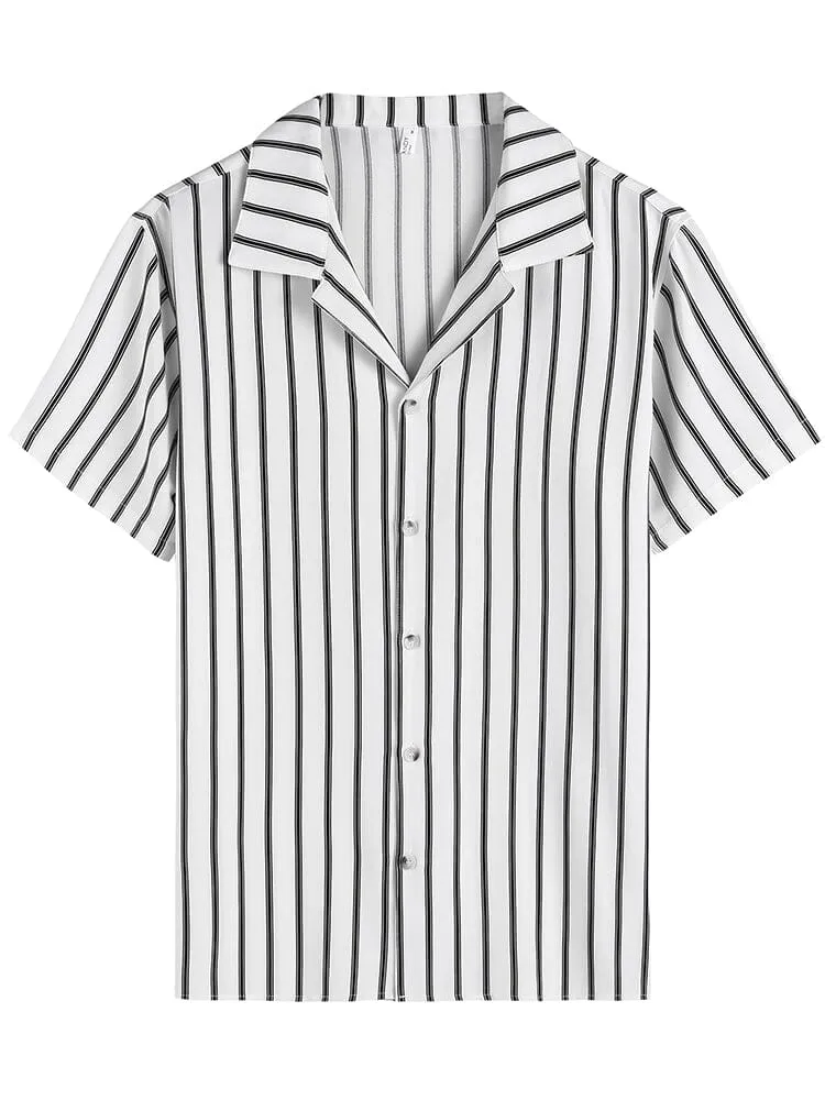 Striped Button Down Beach Shirts (US Only)