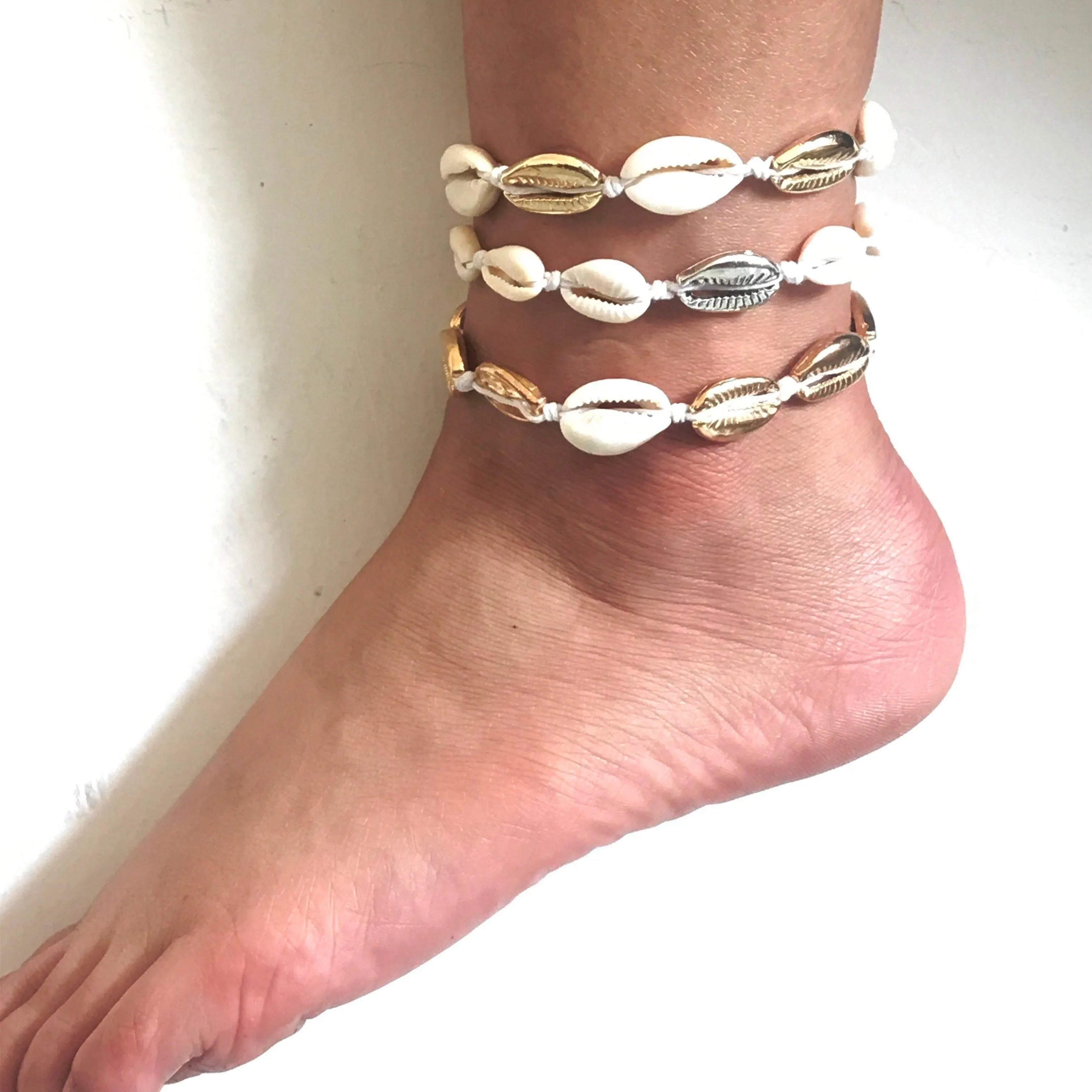 Summer Beach Shell Anklets