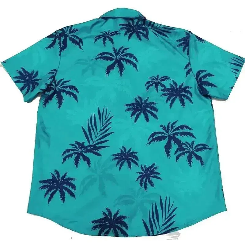 Summer Hawaii Beach Shirts Men's Oversized  - Cosplay & Party Outfits