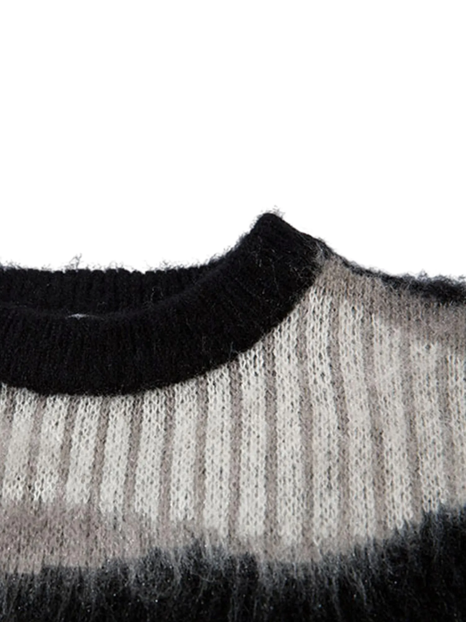 Thesupermade Abstract Mohair Sweater