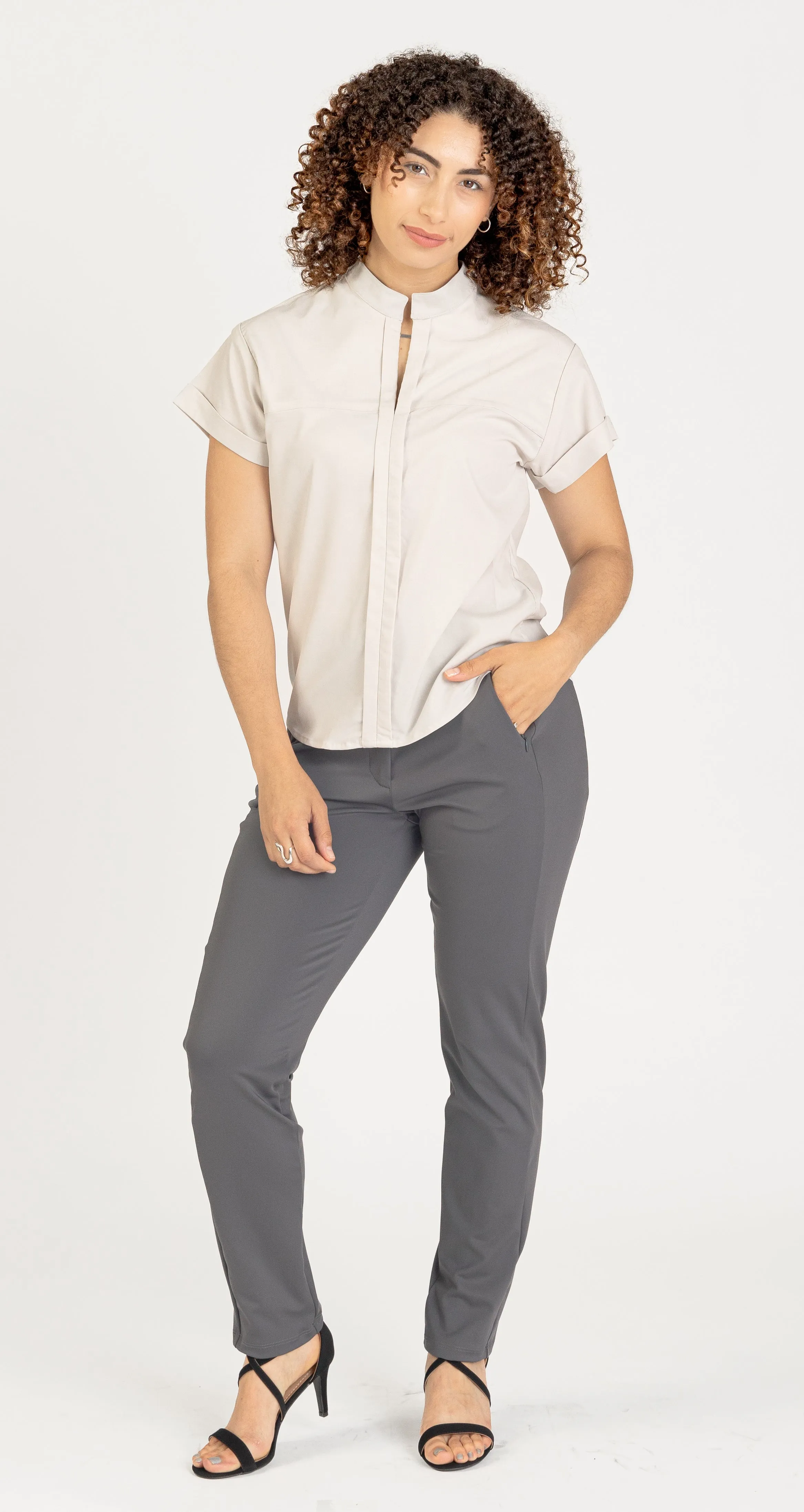 Virgo Pullover - Gentle Stretch Poplin