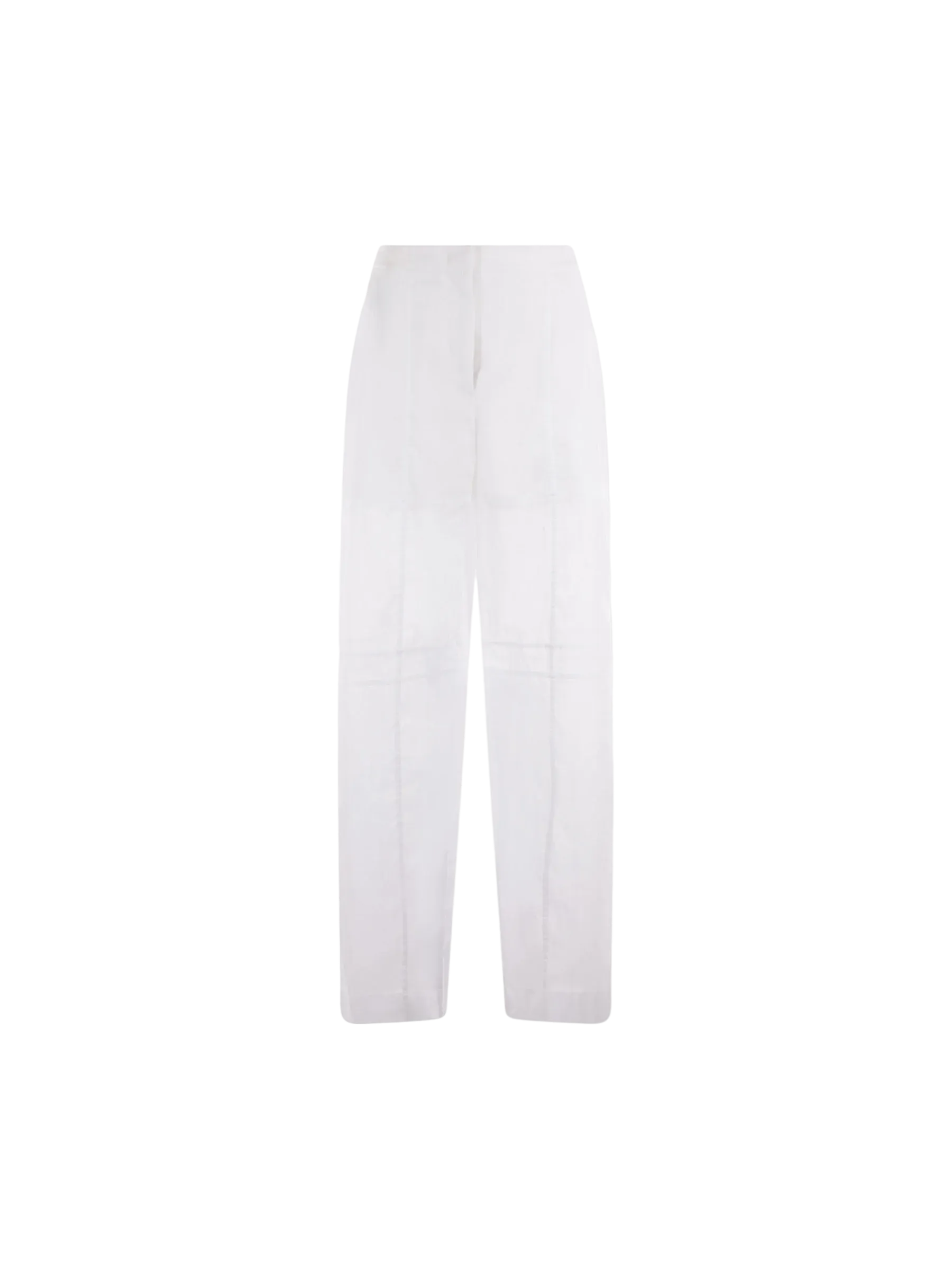 Wide-Leg Canvas Trousers