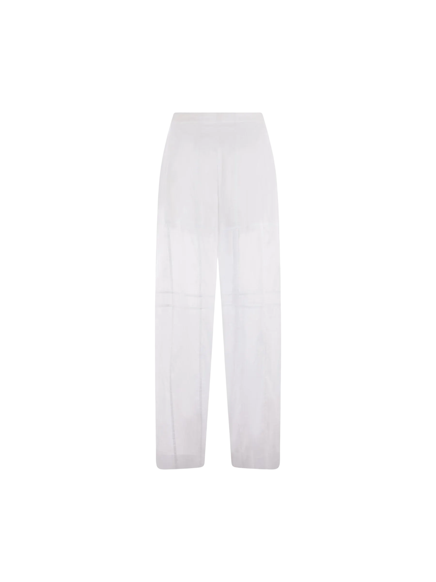 Wide-Leg Canvas Trousers