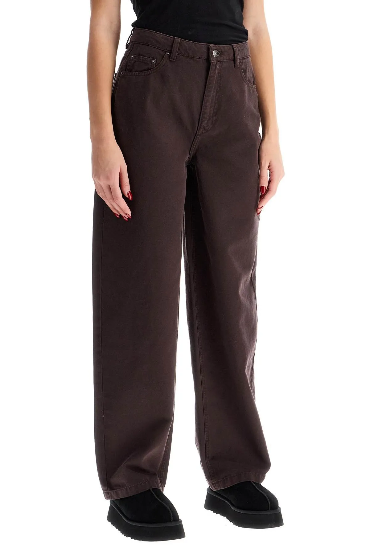 Wide Leg Cotton Pants